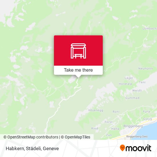 Habkern, Städeli map