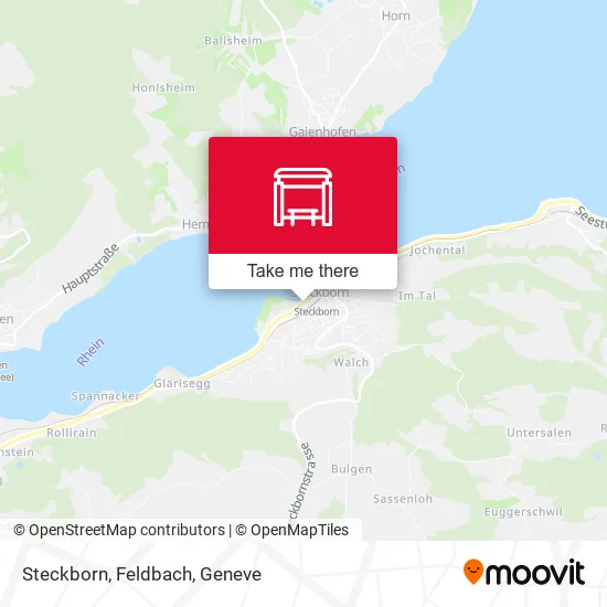 Steckborn, Feldbach map