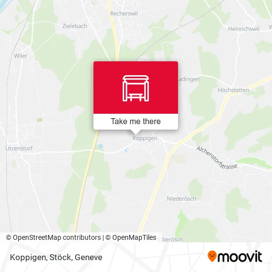 Koppigen, Stöck map