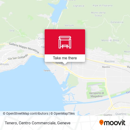 Tenero, Centro Commerciale map