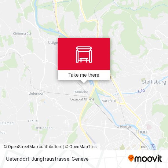 Uetendorf, Jungfraustrasse map