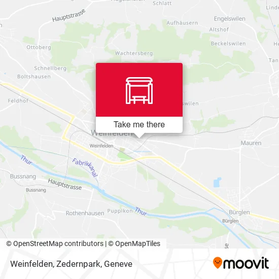 Weinfelden, Zedernpark map