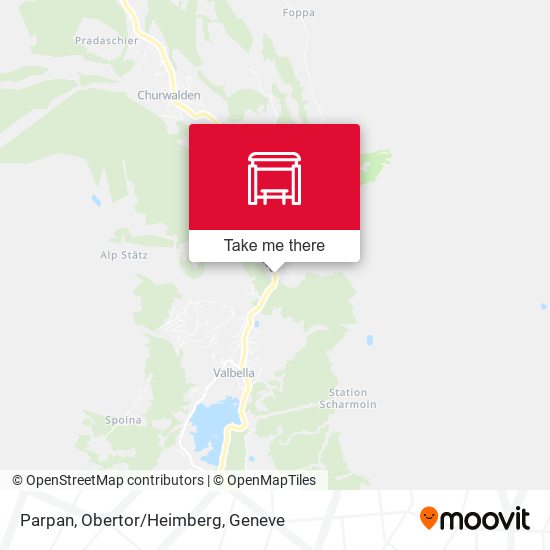 Parpan, Obertor/Heimberg map