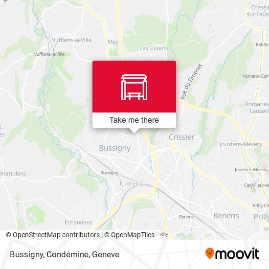 Bussigny, Condémine map