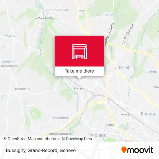 Bussigny, Grand-Record map