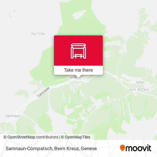 Samnaun-Compatsch, Beim Kreuz map