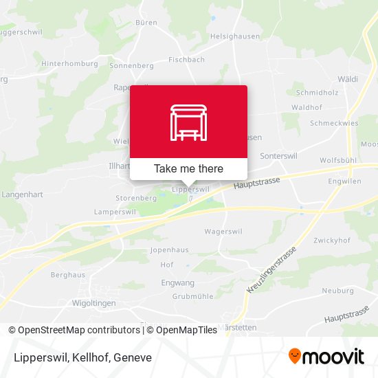 Lipperswil, Kellhof map