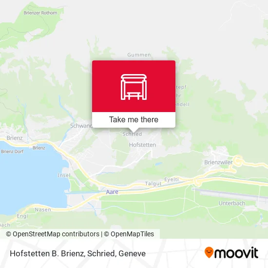 Hofstetten B. Brienz, Schried map