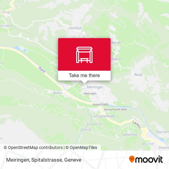 Meiringen, Spitalstrasse map