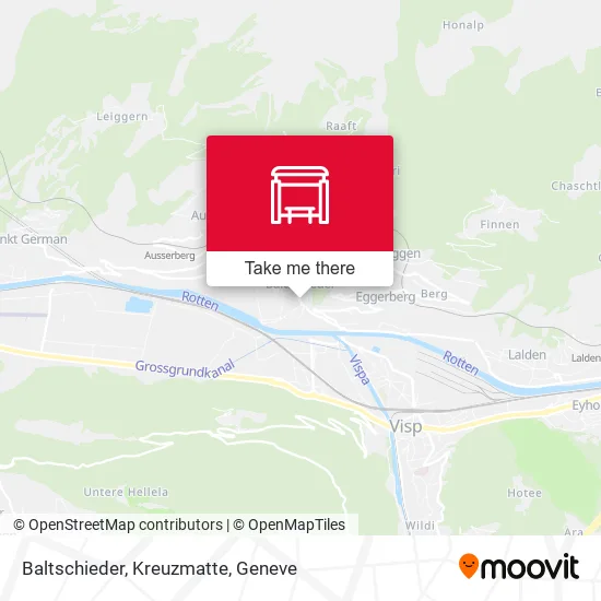 Baltschieder, Kreuzmatte map
