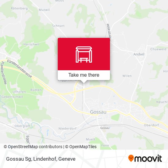 Gossau Sg, Lindenhof map