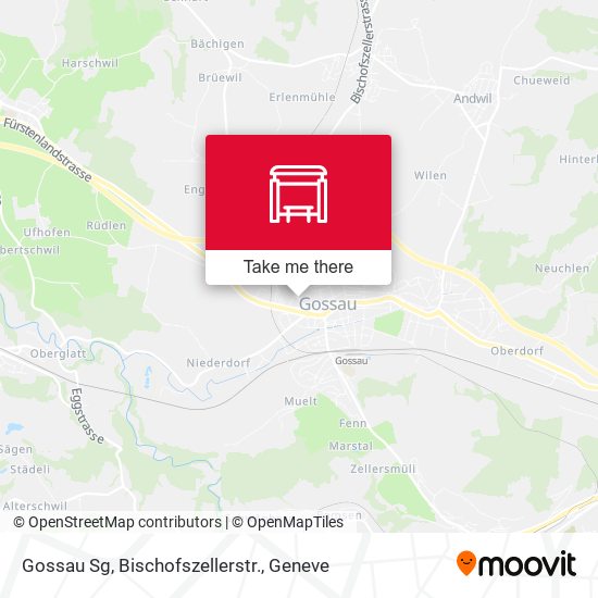 Gossau Sg, Bischofszellerstr. map