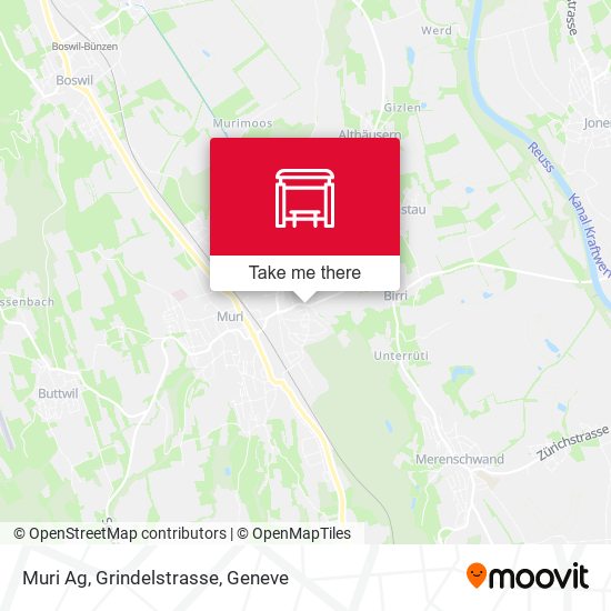 Muri Ag, Grindelstrasse map