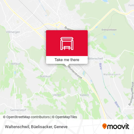 Waltenschwil, Büelisacker map