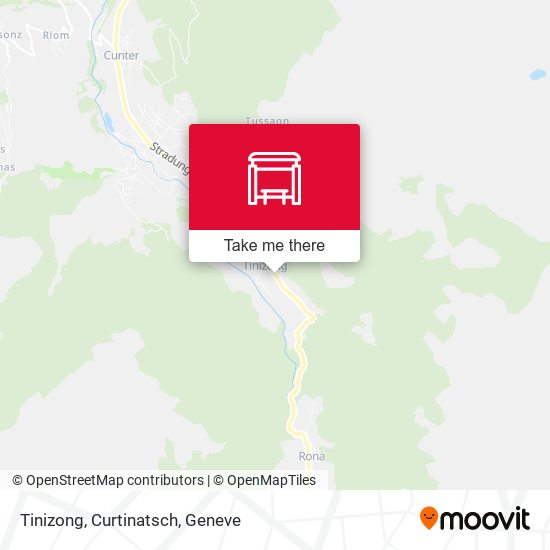 Tinizong, Curtinatsch map