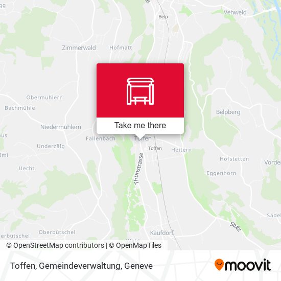 Toffen, Gemeindeverwaltung map