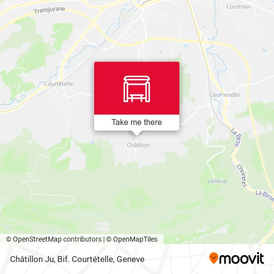 Châtillon Ju, Bif. Courtételle plan