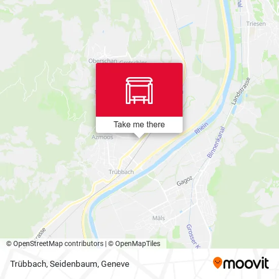 Trübbach, Seidenbaum map