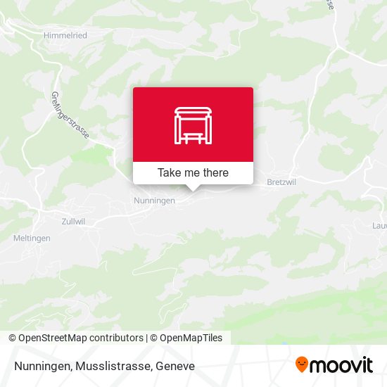 Nunningen, Musslistrasse map