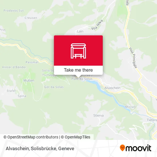Alvaschein, Solisbrücke map