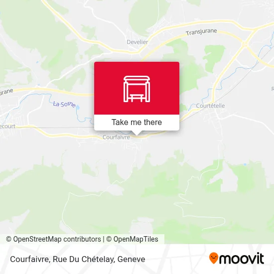 Courfaivre, Rue Du Chételay map