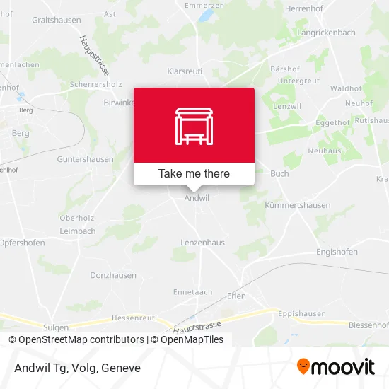 Andwil Tg, Volg map