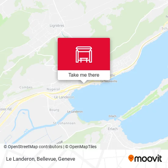 Le Landeron, Bellevue map