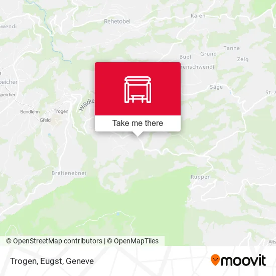 Trogen, Eugst map