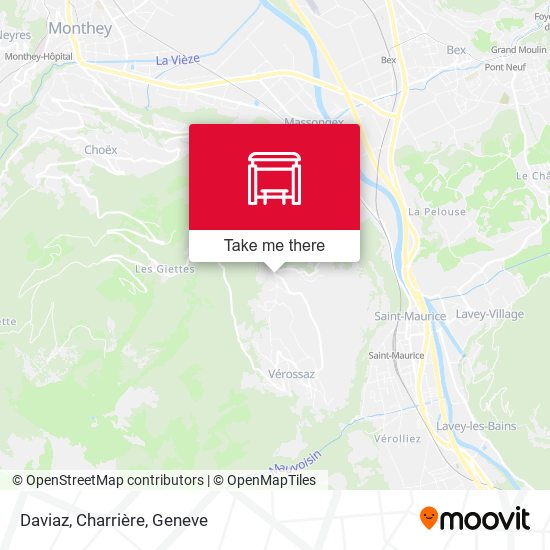 Daviaz, Charrière map