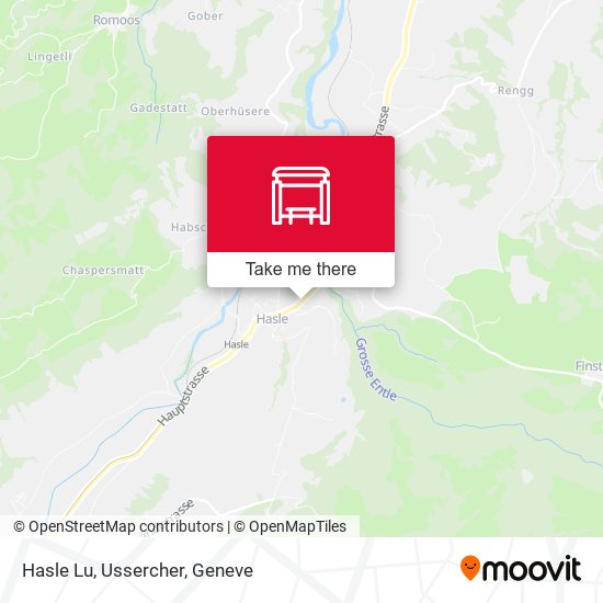 Hasle Lu, Ussercher map