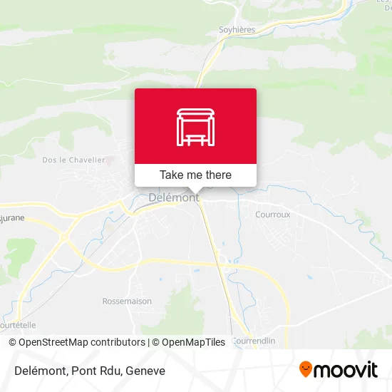 Delémont, Pont Rdu map