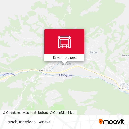 Grüsch, Ingerloch map