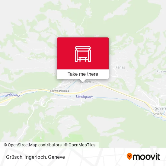 Grüsch, Ingerloch map