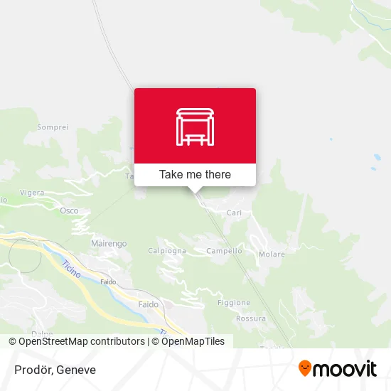 Prodör map