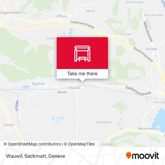 Wauwil, Sackmatt map