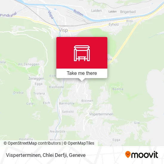 Visperterminen, Chlei Derfji map