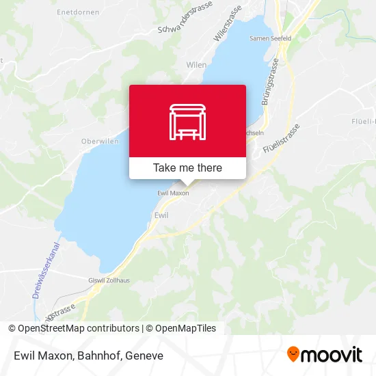 Ewil Maxon, Bahnhof map