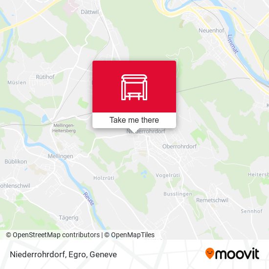 Niederrohrdorf, Egro map