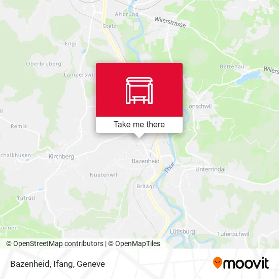 Bazenheid, Ifang map
