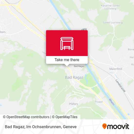 Bad Ragaz, Im Ochsenbrunnen map