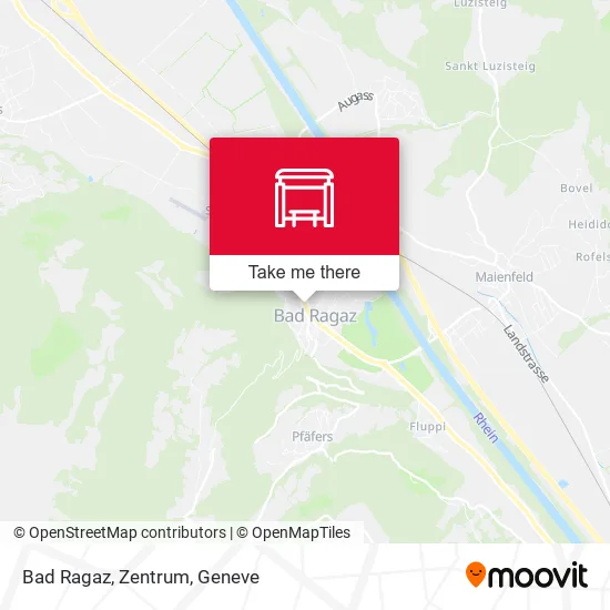Bad Ragaz, Zentrum map