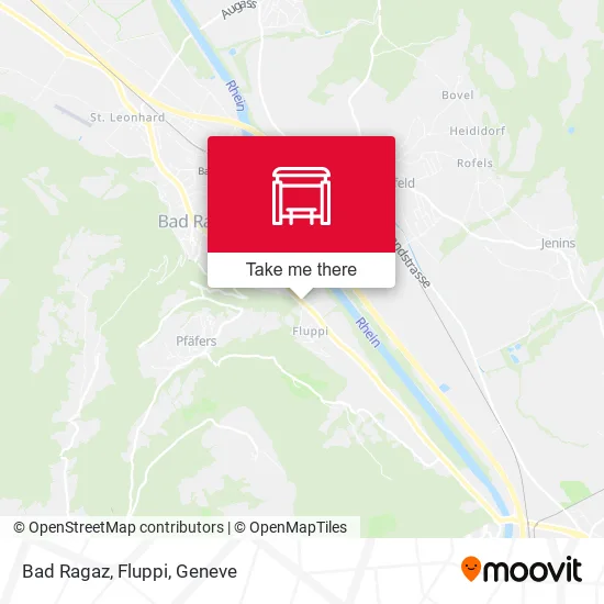 Bad Ragaz, Fluppi map