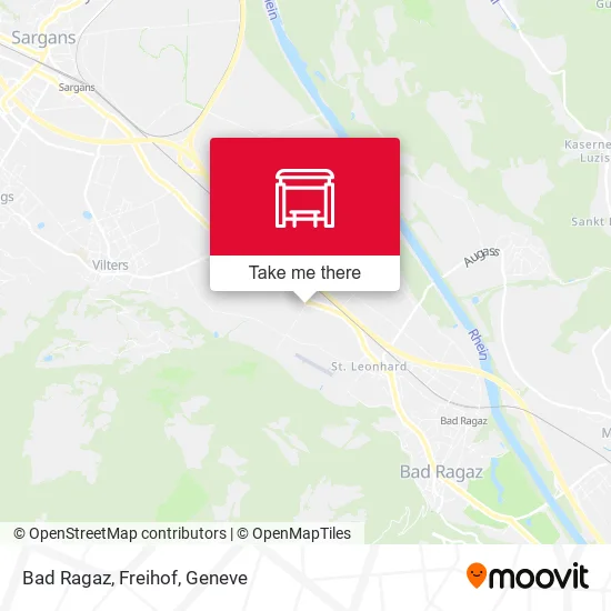 Bad Ragaz, Freihof map