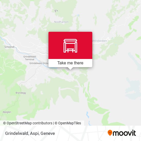 Grindelwald, Aspi map