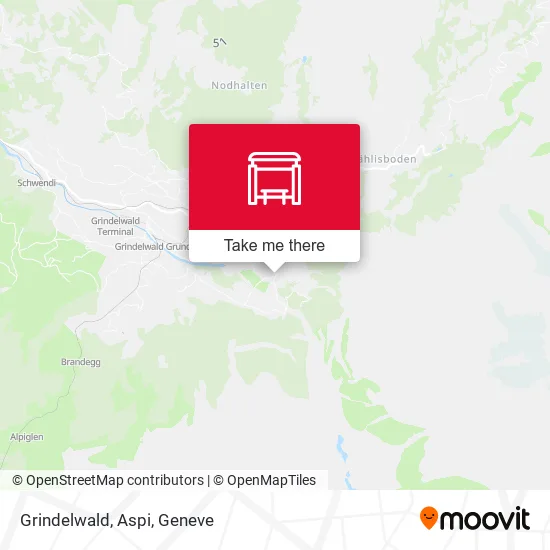 Grindelwald, Aspi map