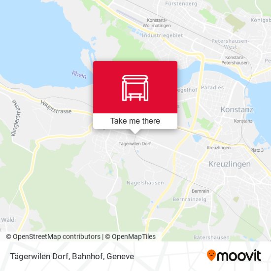 Tägerwilen Dorf, Bahnhof map