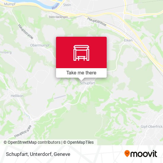 Schupfart, Unterdorf map