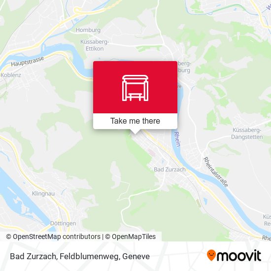 Bad Zurzach, Feldblumenweg map