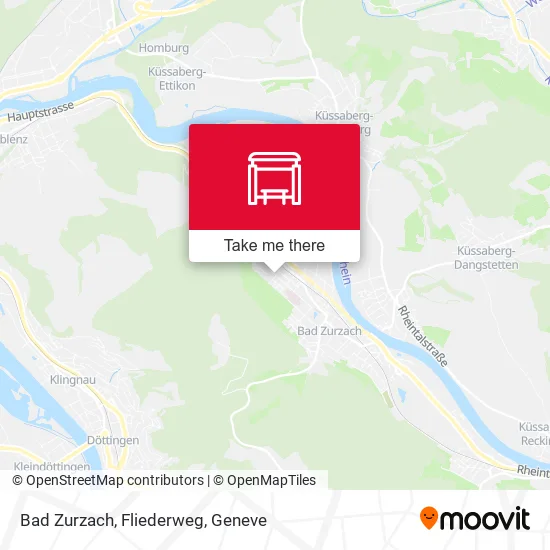 Bad Zurzach, Fliederweg map