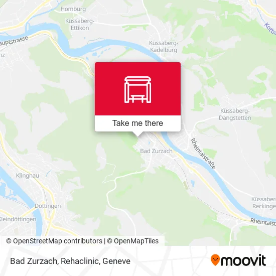 Bad Zurzach, Rehaclinic map